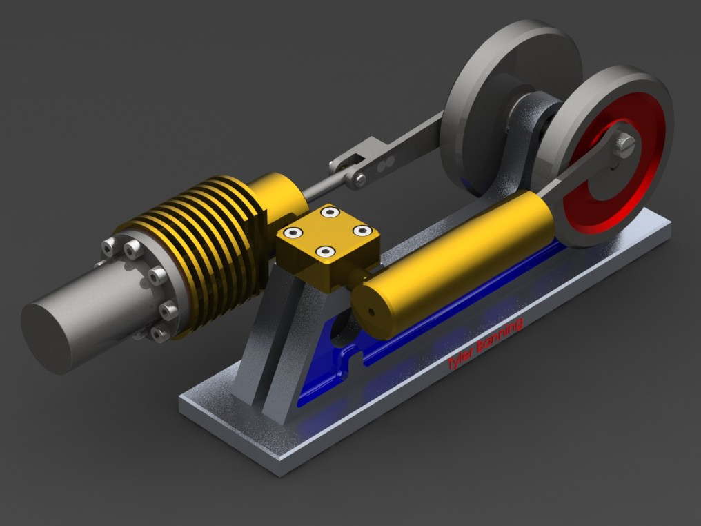 STIRLING ENGINE PROJECT RENDER1