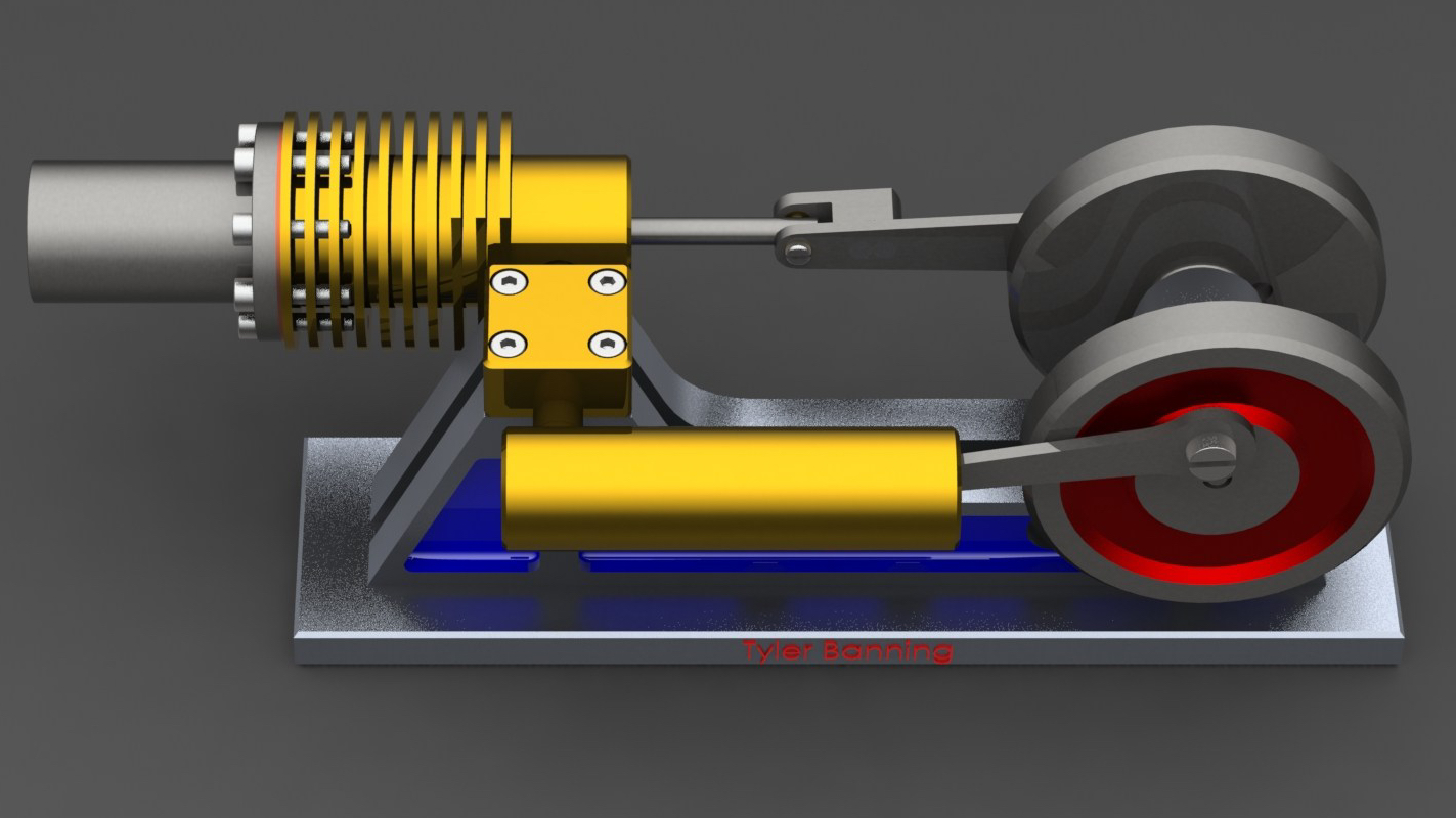 STIRLING ENGINE PROJECT RENDER2